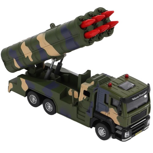 1/50 Militärraketen-Fahrzeug-Modell-Legierung Ziehen Zurück Raketen-Auto- SA - Bild 20 von 24