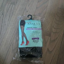 Love Your Assets by Sara Blakely SPANX Shaping Tights Textured Black NEW~ Size 5