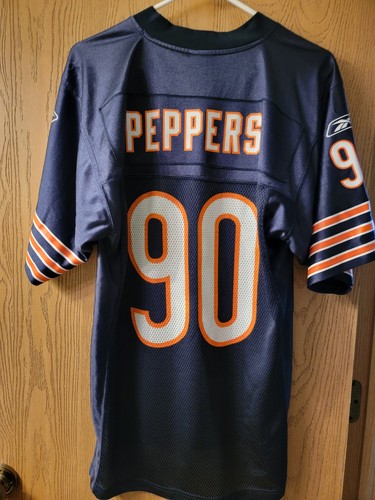 Maglia Chicago Bears uomo piccola blu Reebok On Field Julius Peppers #90 NFL - Foto 2 di 5