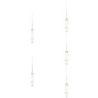  5 Pieces Kristall Anhänger Deko Kristall-Anhänger-Dekoration Gartendekoration