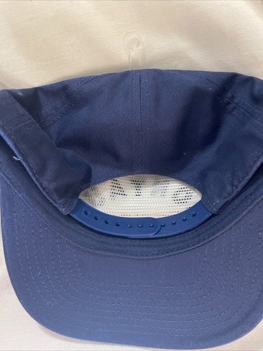 Neu Montauk Beach Club Unisex Snapback Mütze blau und weiß - Bild 3 von 4