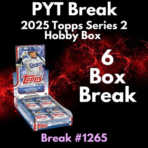 Kansas City Royals - - 2025 Topps Series 2 Hobby 6 Box PYT Break #1265