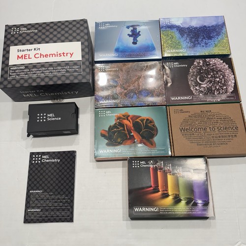 Mel Chemistry Lot of 5 Science Kits w/ Starter Kit, Homeschool Experiment 10+ - Picture 3 of 7