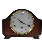 Vintage Mantel Clock With Wood Case and Mechanical Movement Parts Spares Repairs
