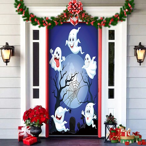 2025 Christmas and Halloween Front Door Decoration,Christmas Door Decorations - Picture 38 of 55