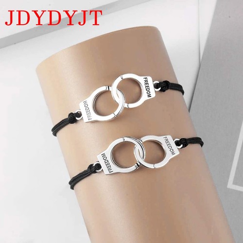 Partners in Crime Handschellen Armbänder für 2 beste Freundin BFF Armbänder Damen Frien - Bild 3 von 7