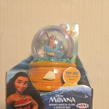 JAKKS Pacific Disney Moana's Musical Water Snow Globe and Jewelry Box WORKS