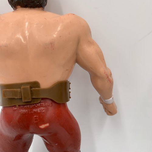 British Bulldogs Vintage WWF LJN Wrestling Superstars Figure Belt Set Lot 1986 - Picture 9 of 22