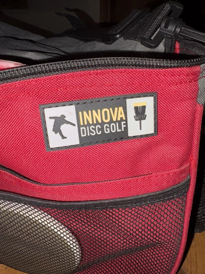 Стандартная сумка для гольфа Innova красный диск с 3 дисками фризиби и 1 маркером диска - Изображение 2 из 4