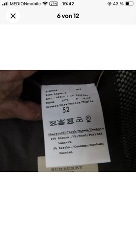Burberry Sakko Gr.52 - Bild 6 von 11
