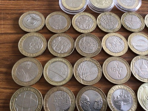 27x 2£ Münzsammlung alle verschieden. - Bild 6 von 16