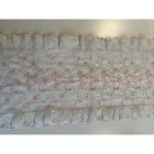 White & Pink lace table runner