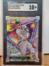 2023 Topps Cosmic Chrome - Oswald Peraza #84 Nucleus Refractor (RC)