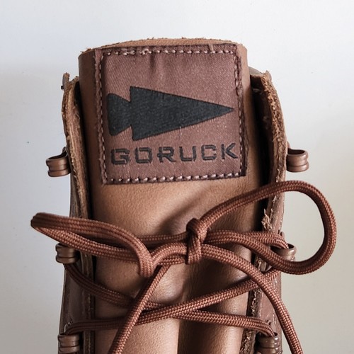 Goruck Heritage Jump Boots Brown Leather High Top Combat Outdoor Rucking Sz 8.5 - Picture 7 of 19