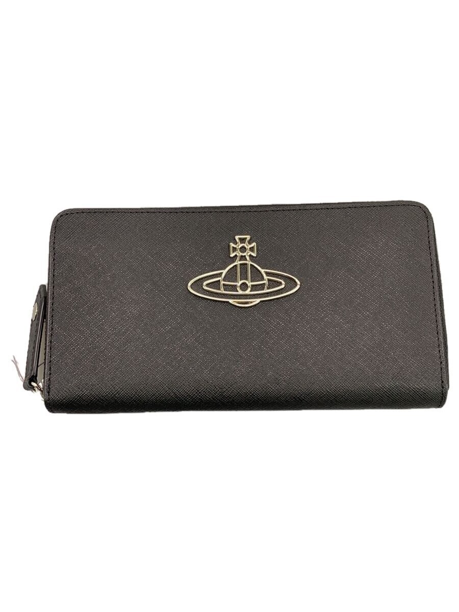 Vivienne Westwood Long Wallet/-/Blk/Plain/Ladies/8050889295136