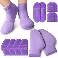 Cold Therapy Socks & Hand Ice Pack Gloves for Chemotherapy S/M 