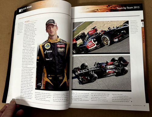 RARE Formula 1 Racing Black Book 2013 by SportsPro - Picture 10 of 11