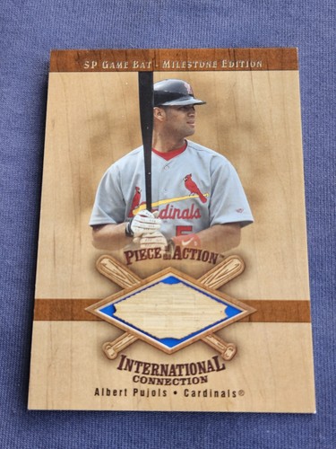 2001 SP Game Bat Milestone Edition Albert Pujols Game Used Bat RC #I-AP - Picture 2 of 4