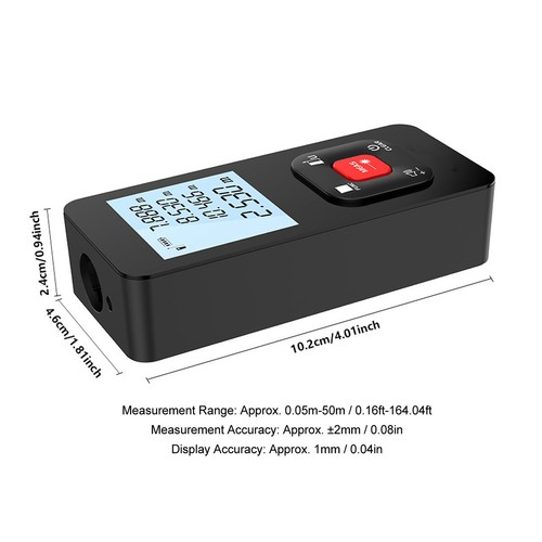 Infrared Distance Meter 0.05m-50m Electronic Distance Measurement Tool Part - Picture 6 of 24
