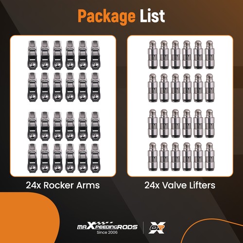 24x Rocker Arms & Valve Lifters For Jeep For Dodge For Chrysler 3.6L 3.2L11-20 - Picture 6 of 19