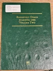 Roosevelt Dime Collection 1965 To 2003, 75 Coins In Book
