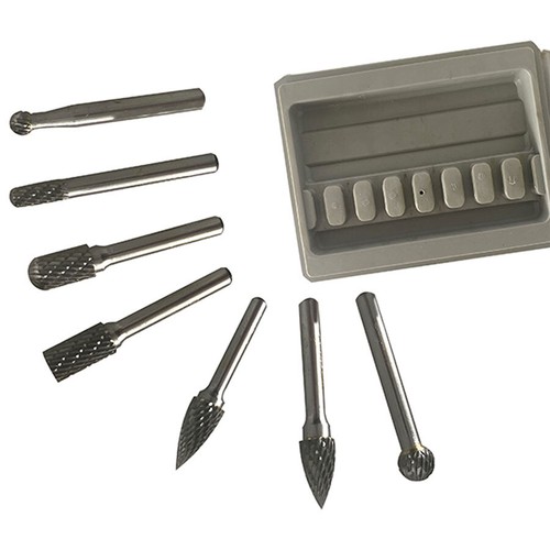 8 Pc. 1/4" Carbide Burr Set ATD-8160 Brand New! - 第 1/2 張圖片