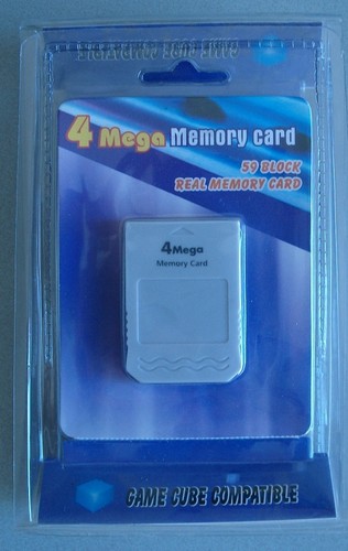 GameCube tarjeta de memoria 4 mega - 59 bloques.  - Imagen 1 de 2