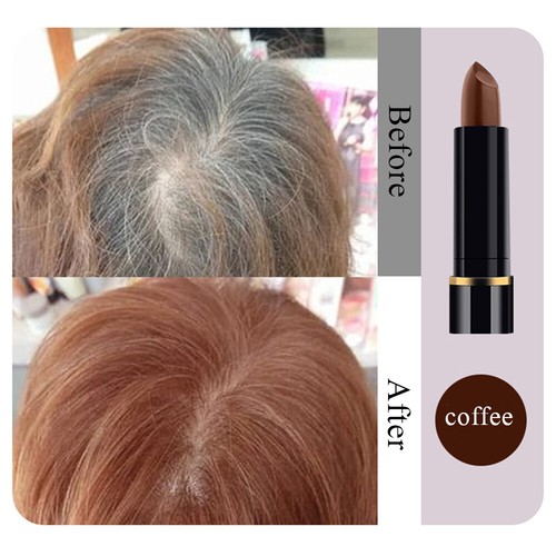 Cubierta de raíz de cabello lavable barra de coloración instantánea temporal no grasa lavable EE. UU. - Imagen 7 de 14