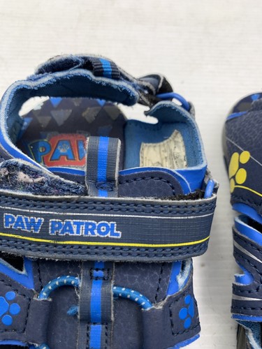 Boys Paw Patrol Chase Marshall Sandals Size 10 - Picture 19 of 20