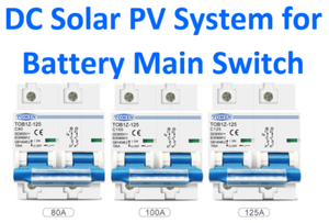 2P 80A DC 600V Interruptor De Circuito Para Sistema Pv 2P 80A DC 600V Interruptor De Circuito Para Sistema Pv