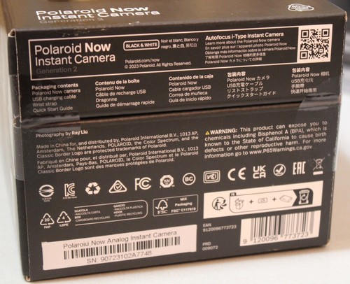 Polaroid Originals NOW 2nd Gen i-Type Instant camera + b/w Film FE3065061 - Picture 4 of 5