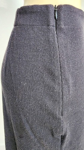 🆕️🏷 Allegra K Sweater Skirt Stretchy Split Ribbed/Knit Pencil - black - S - Picture 14 of 17