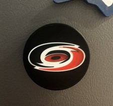 3D Printed NHL Hockey Puck Magnet - Carolina Hurricanes