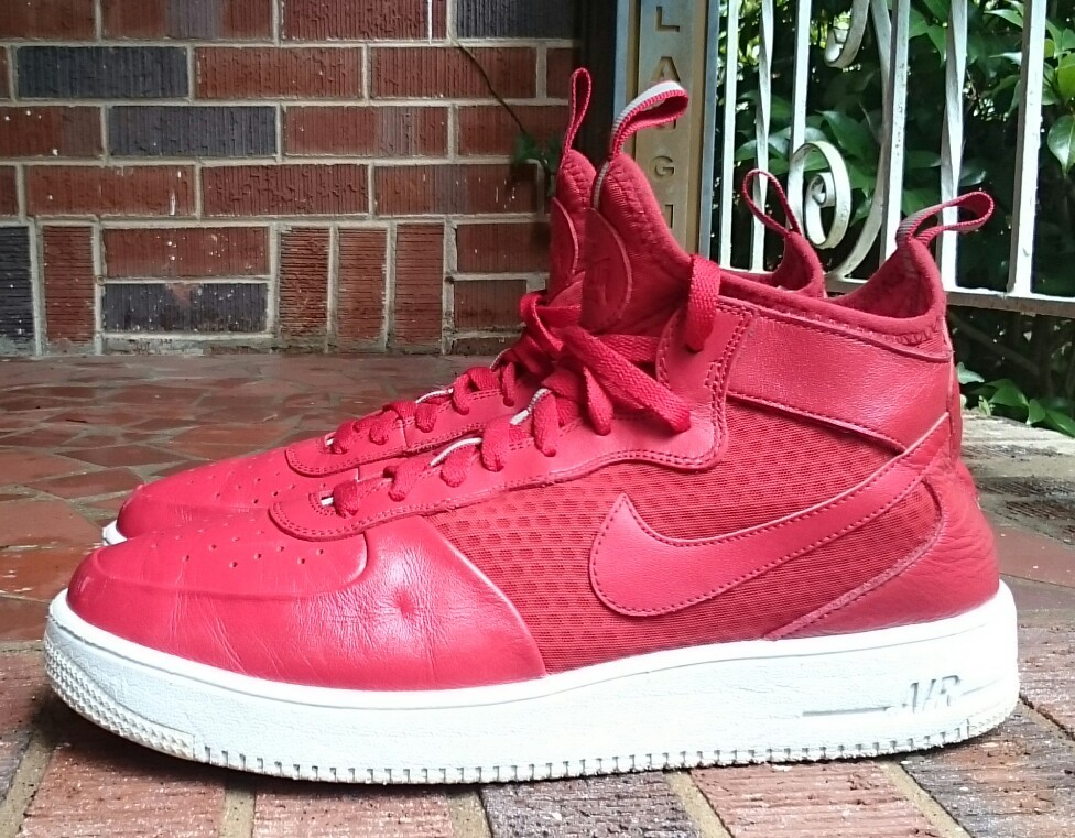 Nike Air Force 1 Ultraforce Red/White Mid Men Size 12 Nike Air Force 1 Ultraforce Red/White Mid Men Size 12