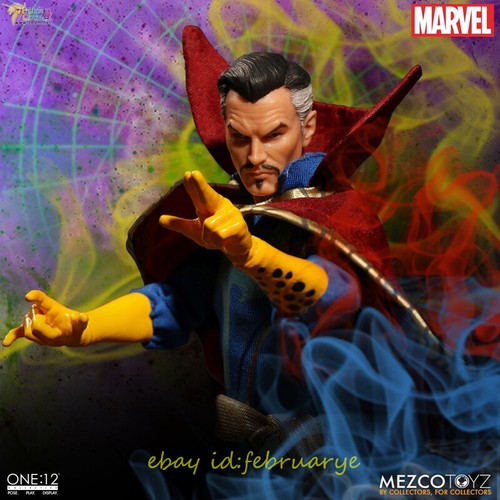 Perfect Mezco Toys 1/12th Doctor Strange Action Figures Toy In Stock New - Picture 3 of 10