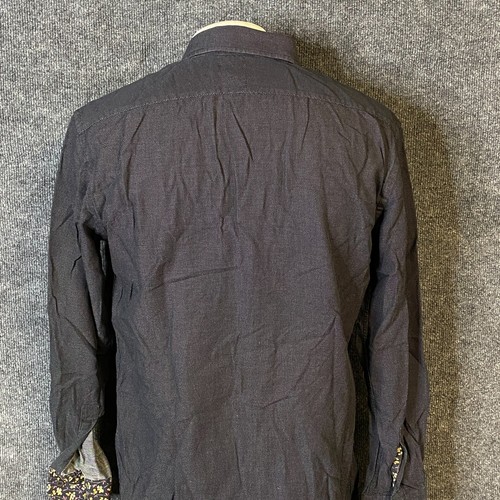 Camisa Paul Smith London Grande 16 41 Negro Blanco Lunares Hombre Botón - Imagen 8 de 16