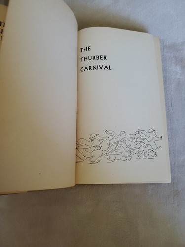 The Thurber Carnival by James Thurber 1945 Hardcover Dust Jacket - Picture 7 of 15