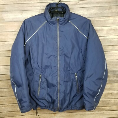 Download Brooks Brothers Mens Navy Blue Thick Cargo Winter Parka ...