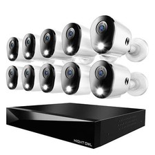 2-Way Audio 20 Channel DVR Security System with 2TB Hard Drive and 10 Wired 4K D