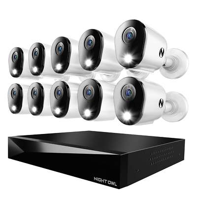 2-Way Audio 20 Channel DVR Security System with 2TB Hard Drive and 10 Wired 4K D