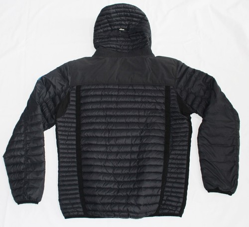 KUHL Projekt Spyfire Full Zip Hooded Jacket Men's MEDIUM M Black Puffer DOWN - Picture 3 of 10