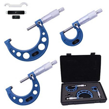 Outside Micrometer Set 0-3" -  High Quality outside Metric Micrometer,0.0001" Gr