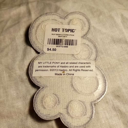 My Little Pony ricamato IRON-ON patch MLP derpy muffins cutie mark nuovo - Foto 2 di 3