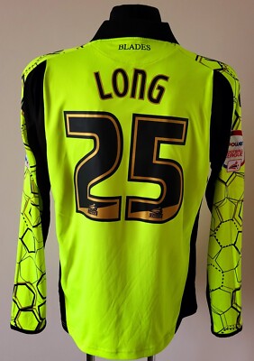 Sheffield United 2012-2013 Goalkeeper football Macron jersey #1