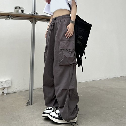 Damen Cargohose Stretchjogger Jogginghose Lounge Taschen Fitnessstudio Trainingshose - Bild 13 von 26