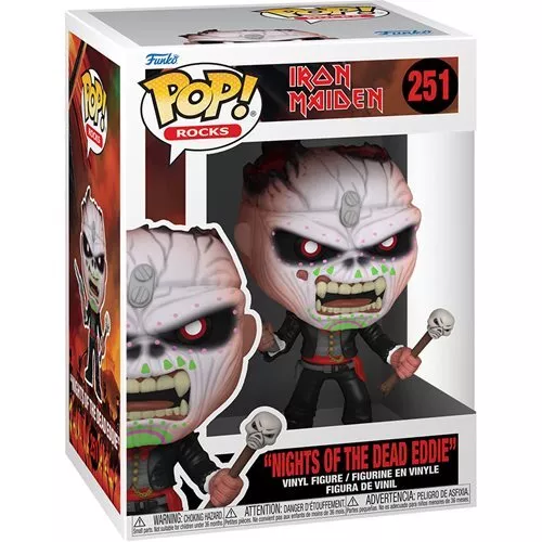 FUNKO POP! ROCKS: IRON MAIDEN - EDDIE NIGHTS OF THE DEAD 251 57610 VINYL FIGURE