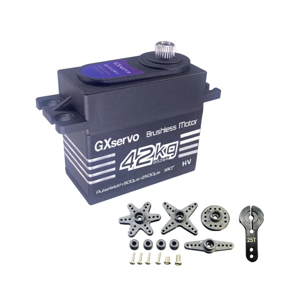 42KG High Torque Digital Servo Motor Metal Gear Steering 180° for RC Car Trucks - Image 2 of 4