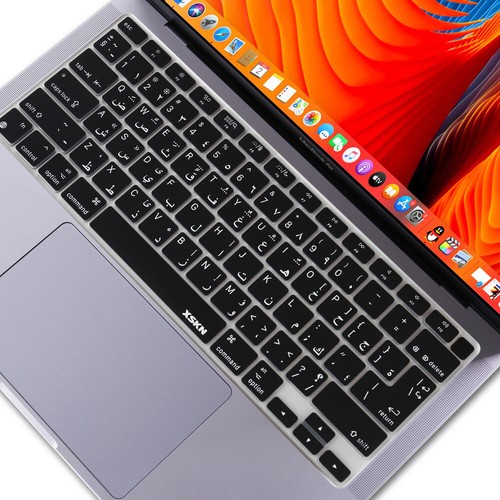 XSKN Arabic Keyboard Cover for 2020 Macbook Air 13.3 with Touch ID A2179 A2337 - Picture 7 of 20