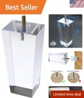 Sofa Legs Clear Furniture Legs Arcrylic 6 inch Bench Legs Modern Cabinet Cupb...
