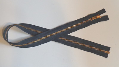 23 inch Deep Black #5V Vislon Separating Ideal Zipper New!